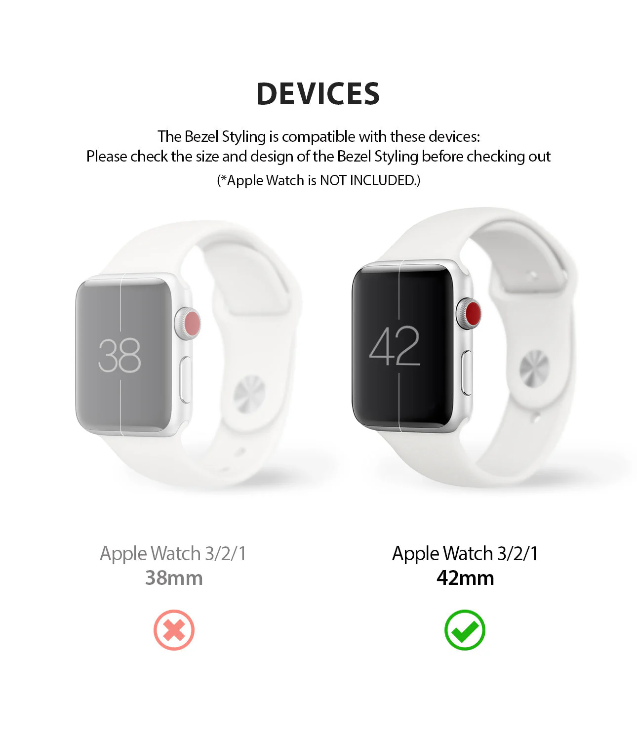Apple Watch 3 / 2 / 1 (42mm) | Bezel Styling - Image 99
