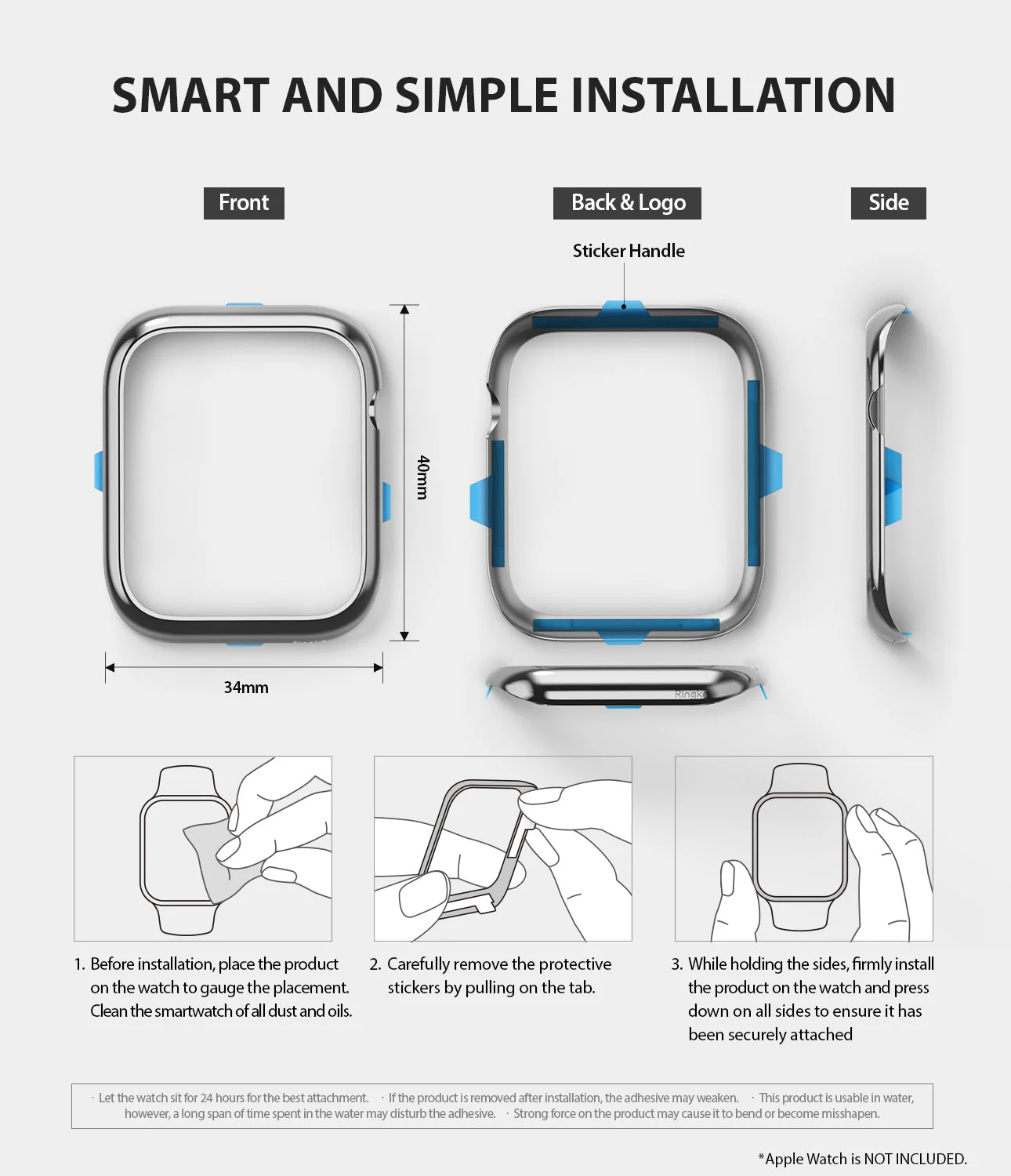 Apple Watch Series 6 / 5 / 4 / SE (40mm) | Bezel Styling - Image 12