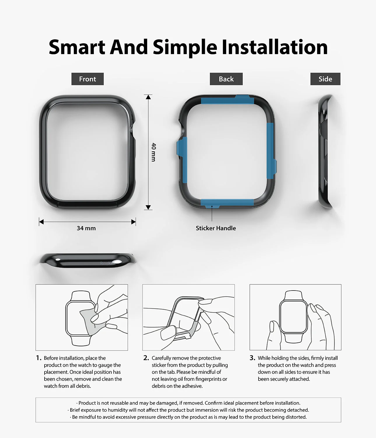 Apple Watch Series 6 / 5 / 4 / SE (40mm) | Bezel Styling - Image 140