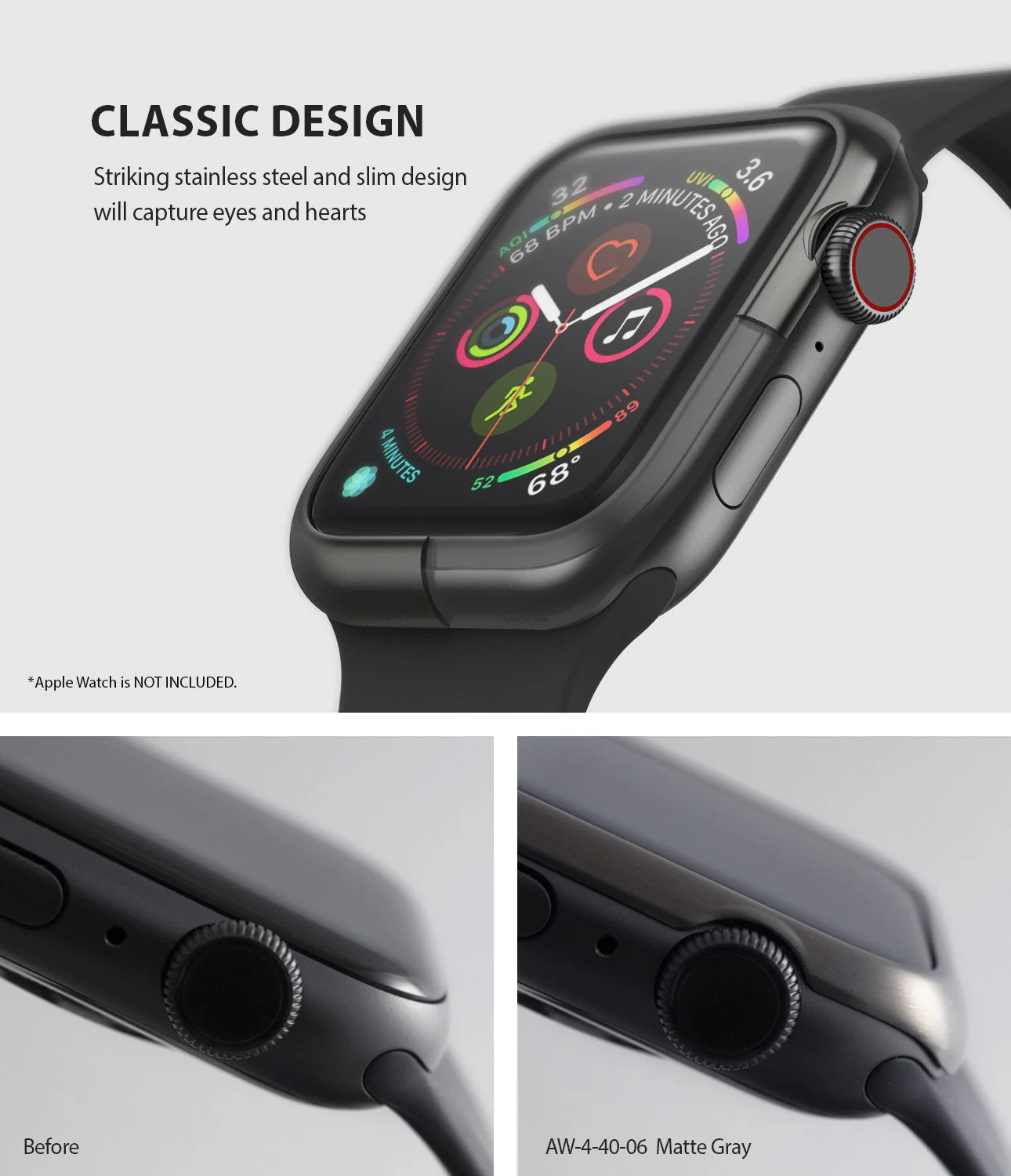 Apple Watch Series 6 / 5 / 4 / SE (40mm) | Bezel Styling - Image 70