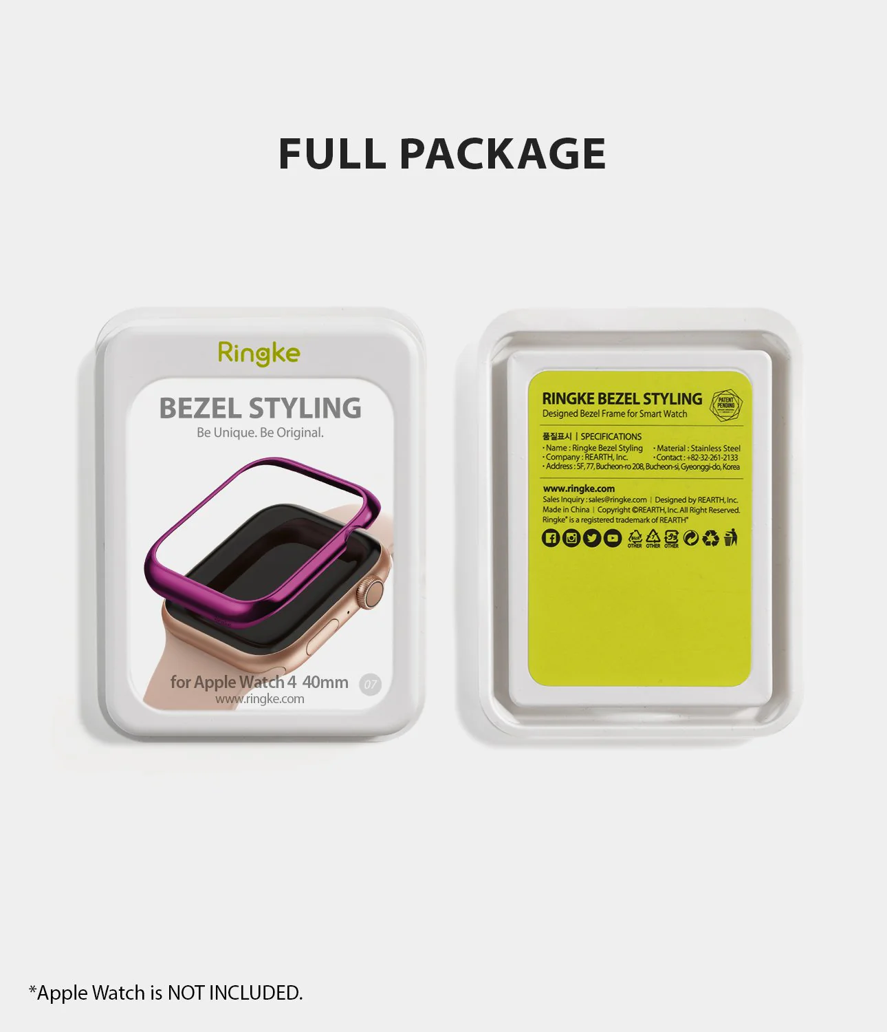 Apple Watch Series 6 / 5 / 4 / SE (40mm) | Bezel Styling - Image 91