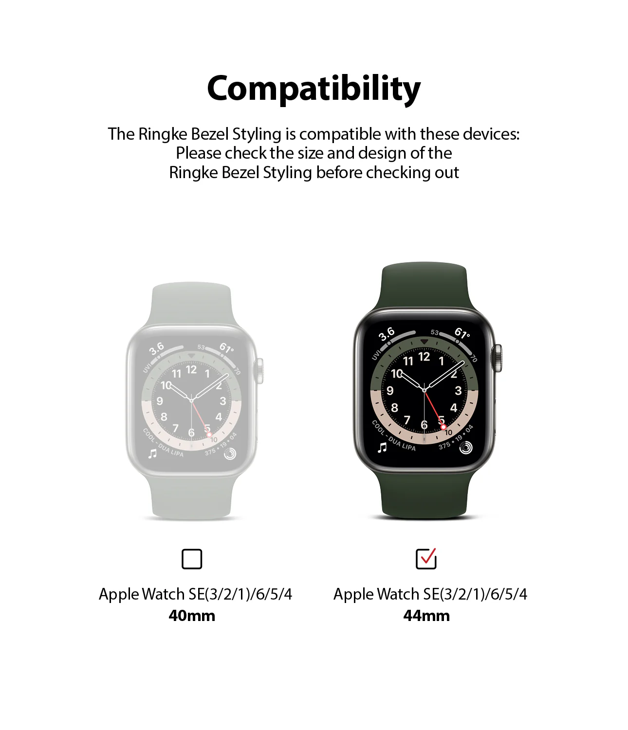 Apple Watch Series 6 / 5 / 4 / SE (44mm) | Bezel Styling - Image 120