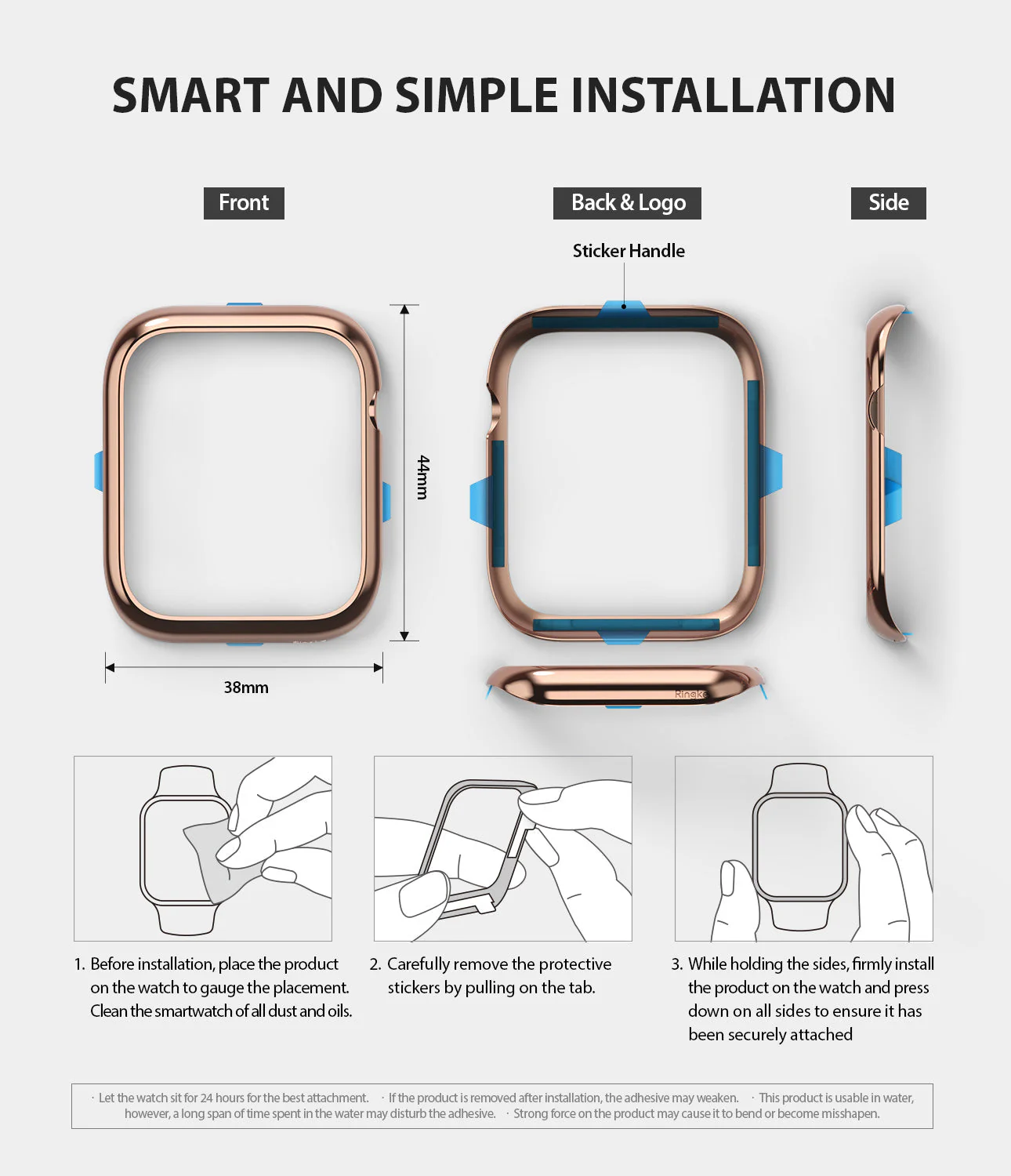 Apple Watch Series 6 / 5 / 4 / SE (44mm) | Bezel Styling - Image 25