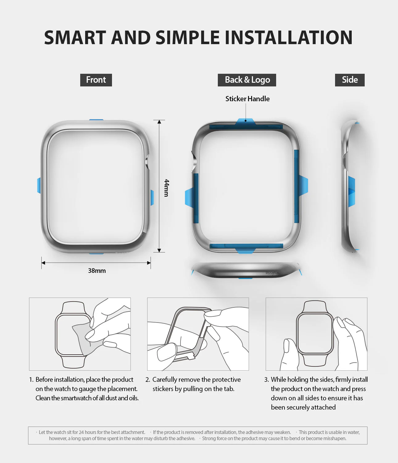 Apple Watch Series 6 / 5 / 4 / SE (44mm) | Bezel Styling - Image 90