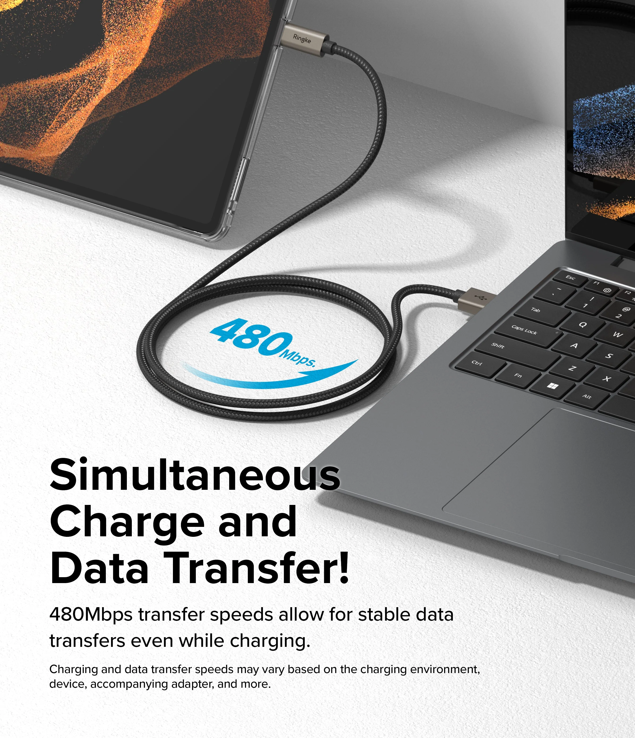 Ringke Fast Charging Basic Cable USB-A to USB-C - Image 21