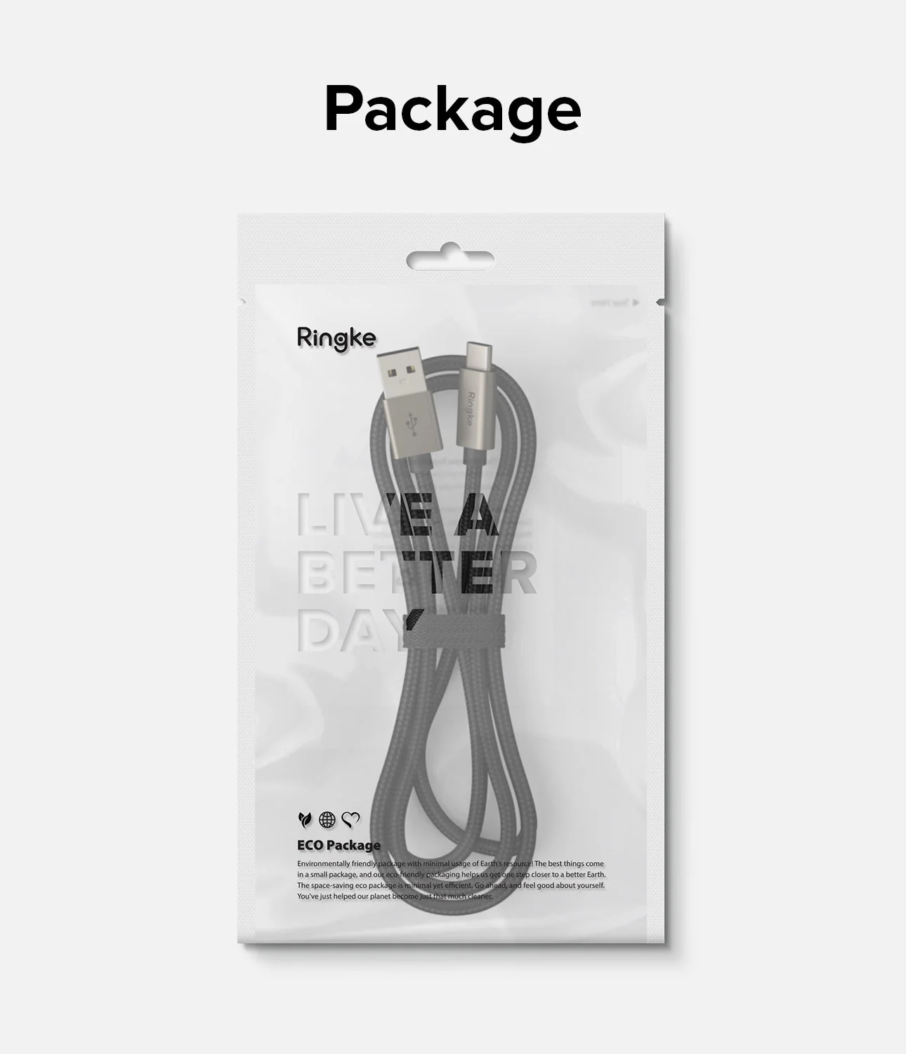 Ringke Fast Charging Basic Cable USB-A to USB-C - Image 50
