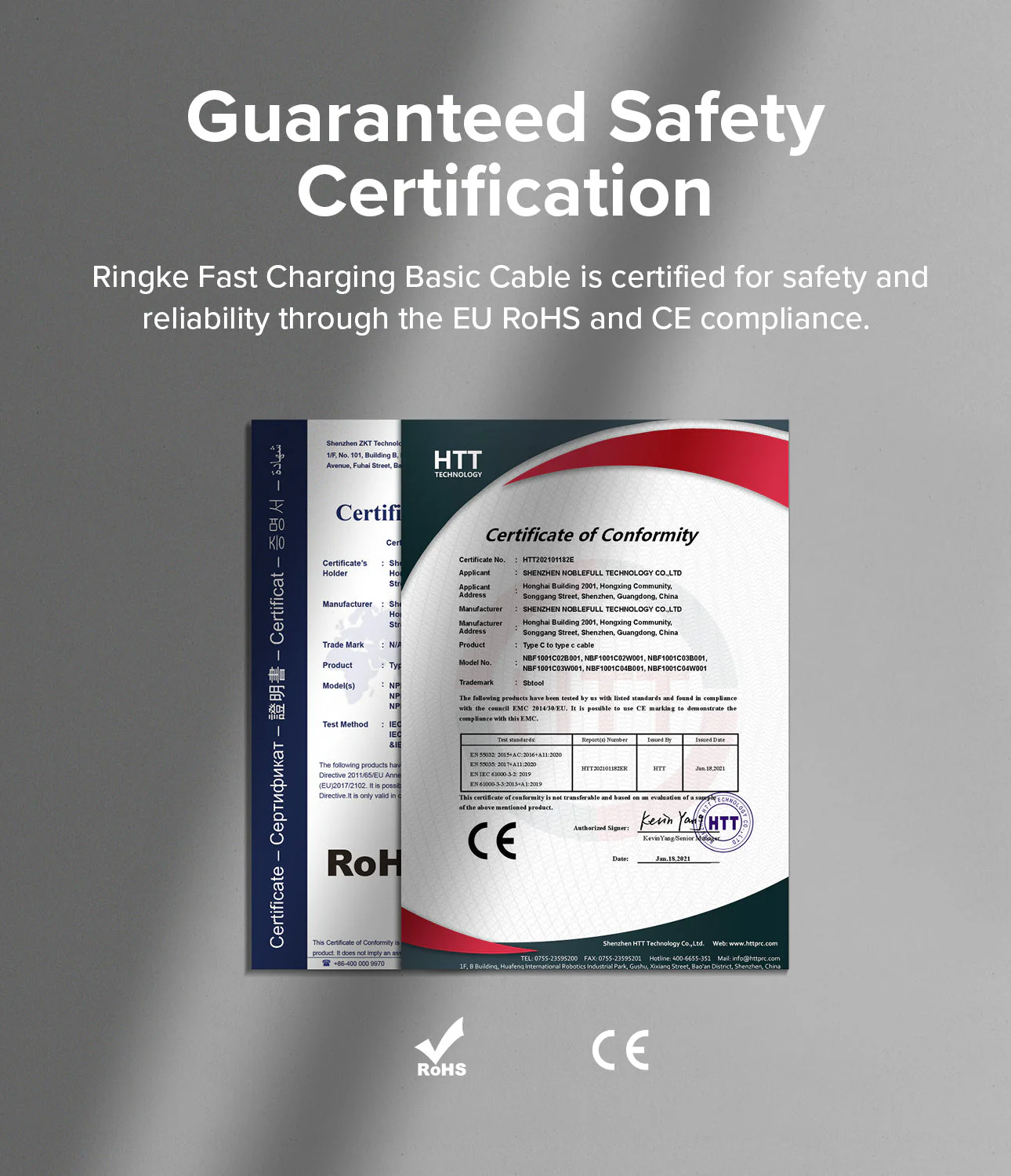 Ringke Fast Charging Basic Cable USB-C to USB-C - Image 33
