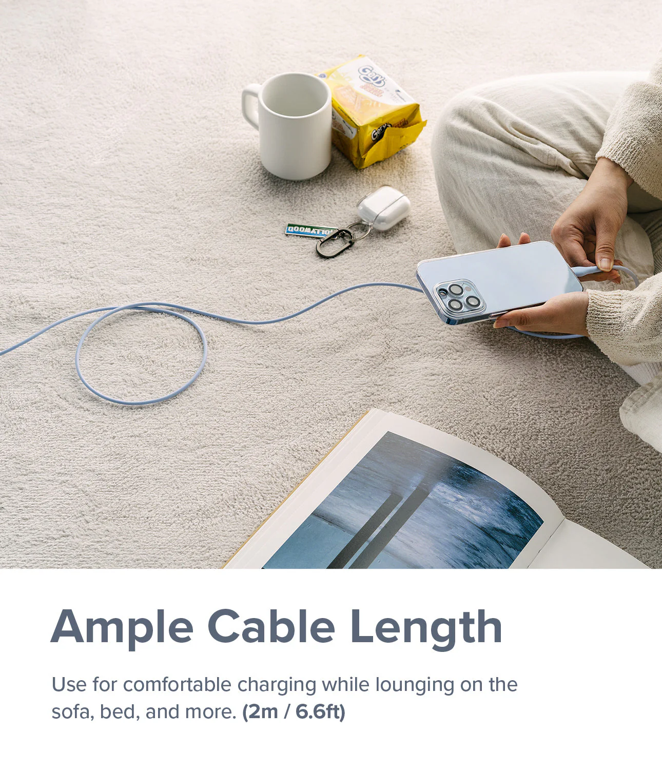 Ringke Fast Charging Pastel Cable - C Type-C Type - Image 28