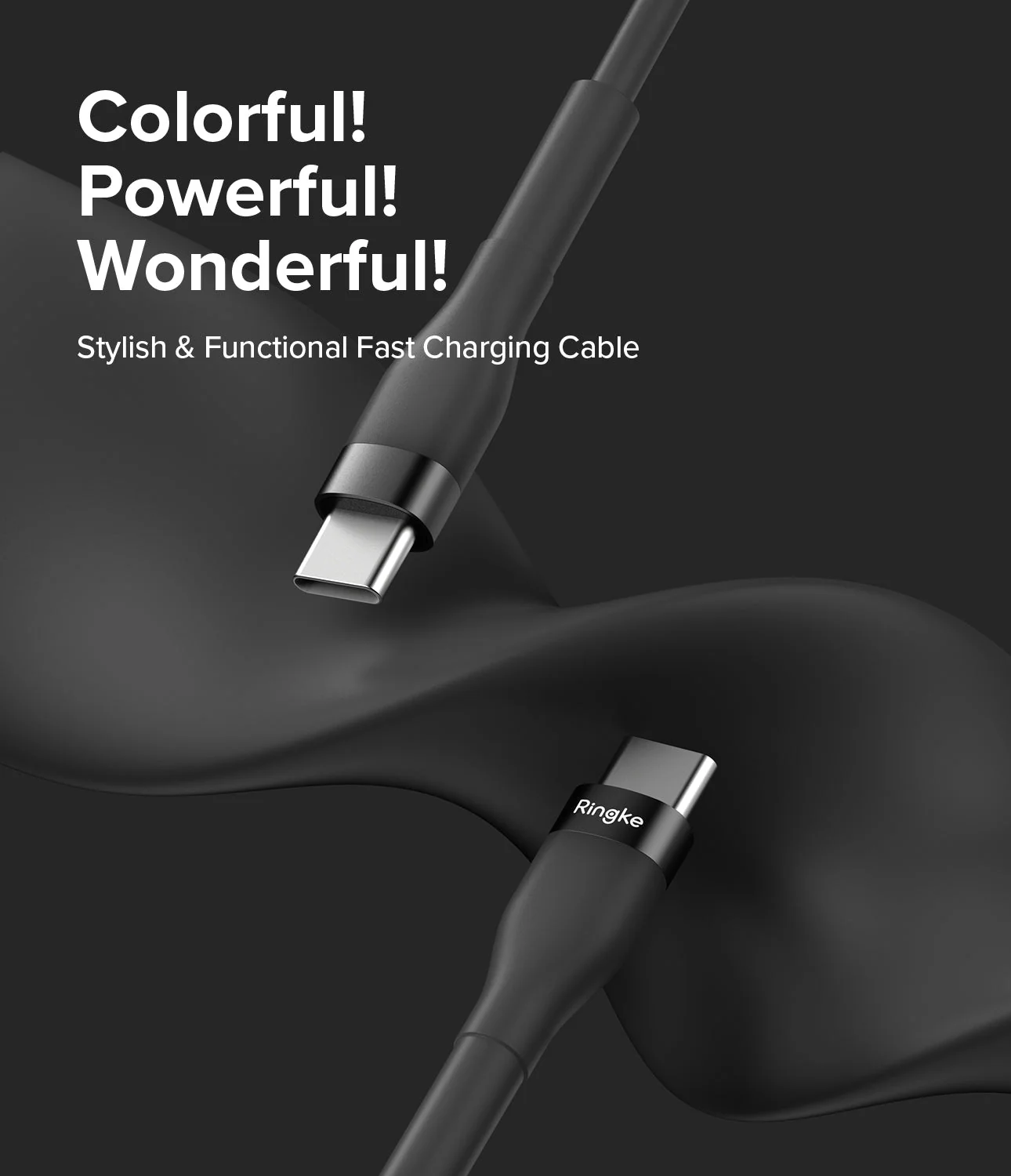 Ringke Fast Charging Pastel Cable - C Type-C Type - Image 5