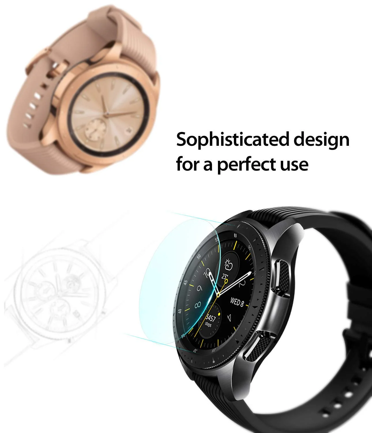 Galaxy Watch 42mm Screen Protector | Glass - Image 4