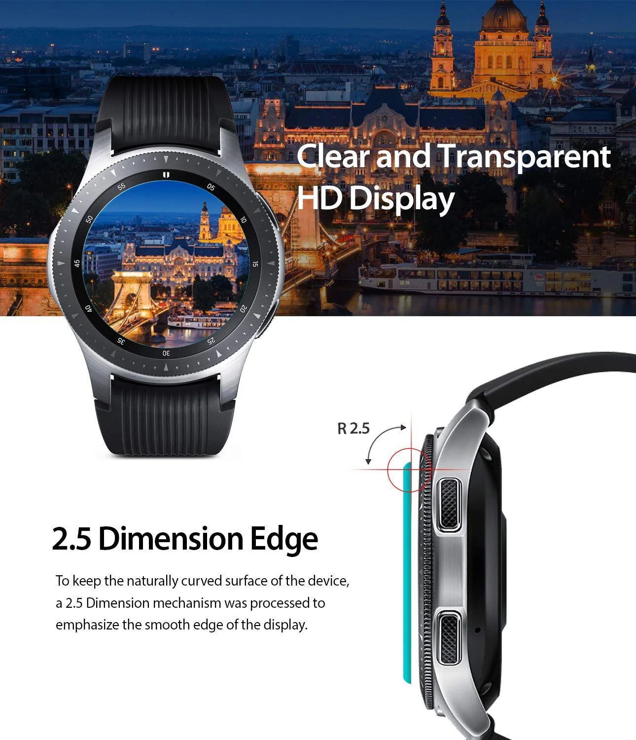 Galaxy Watch 46mm Screen Protector | Glass - Image 4