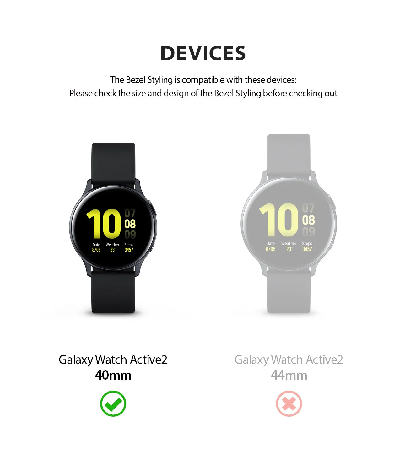 Galaxy Watch Active 2 40mm | Bezel Styling - Image 10