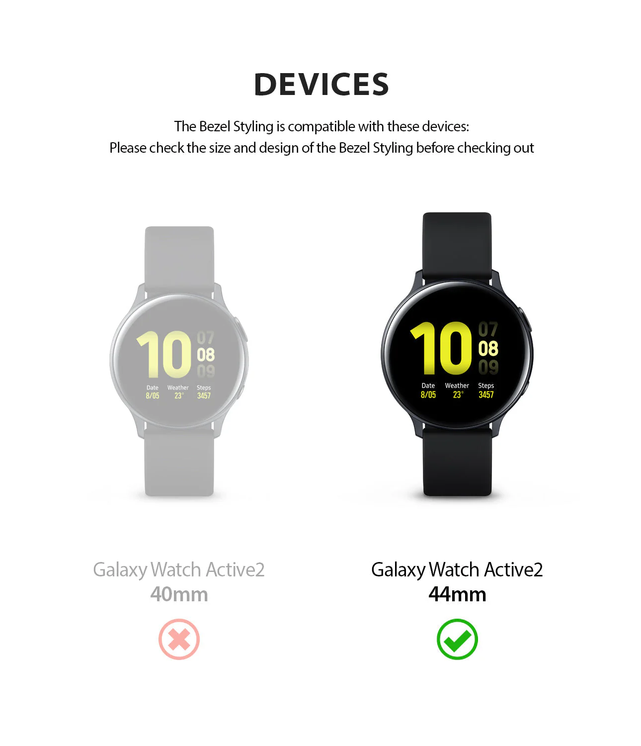 Galaxy Watch Active 2 (44mm) | Bezel Styling - Image 35