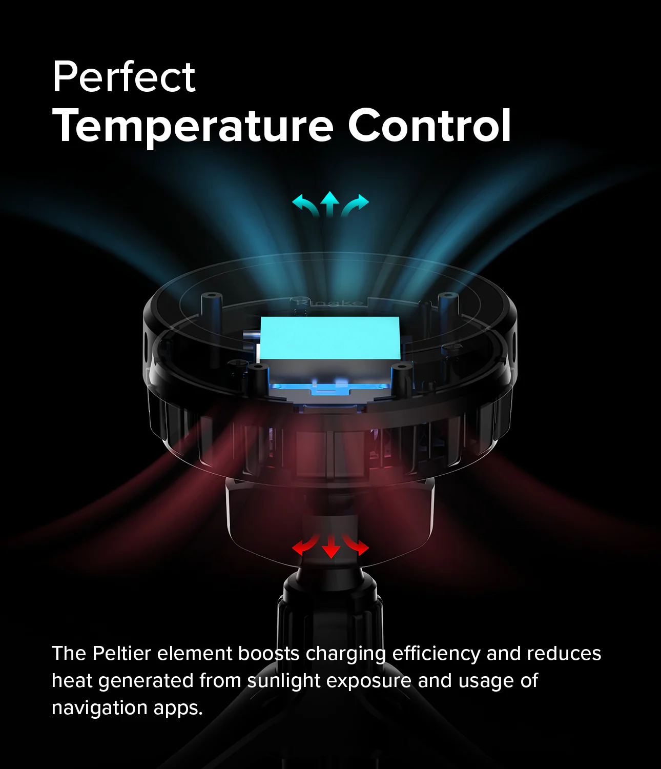 Qi2 Peltier Magnetic Car Charger Mount - Image 5