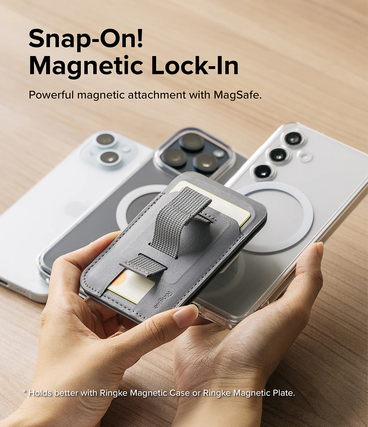 Card Holder | Stand Grip Magnetic Card Holder Wallet - Image 4