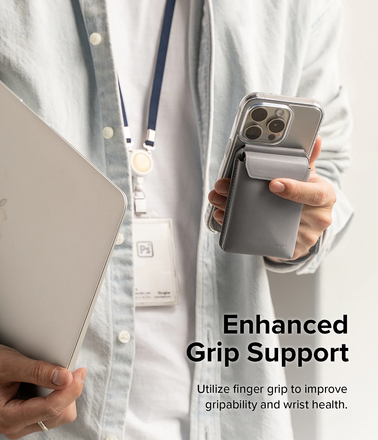 Card Holder | Stand Pocket Magnetic - Image 5