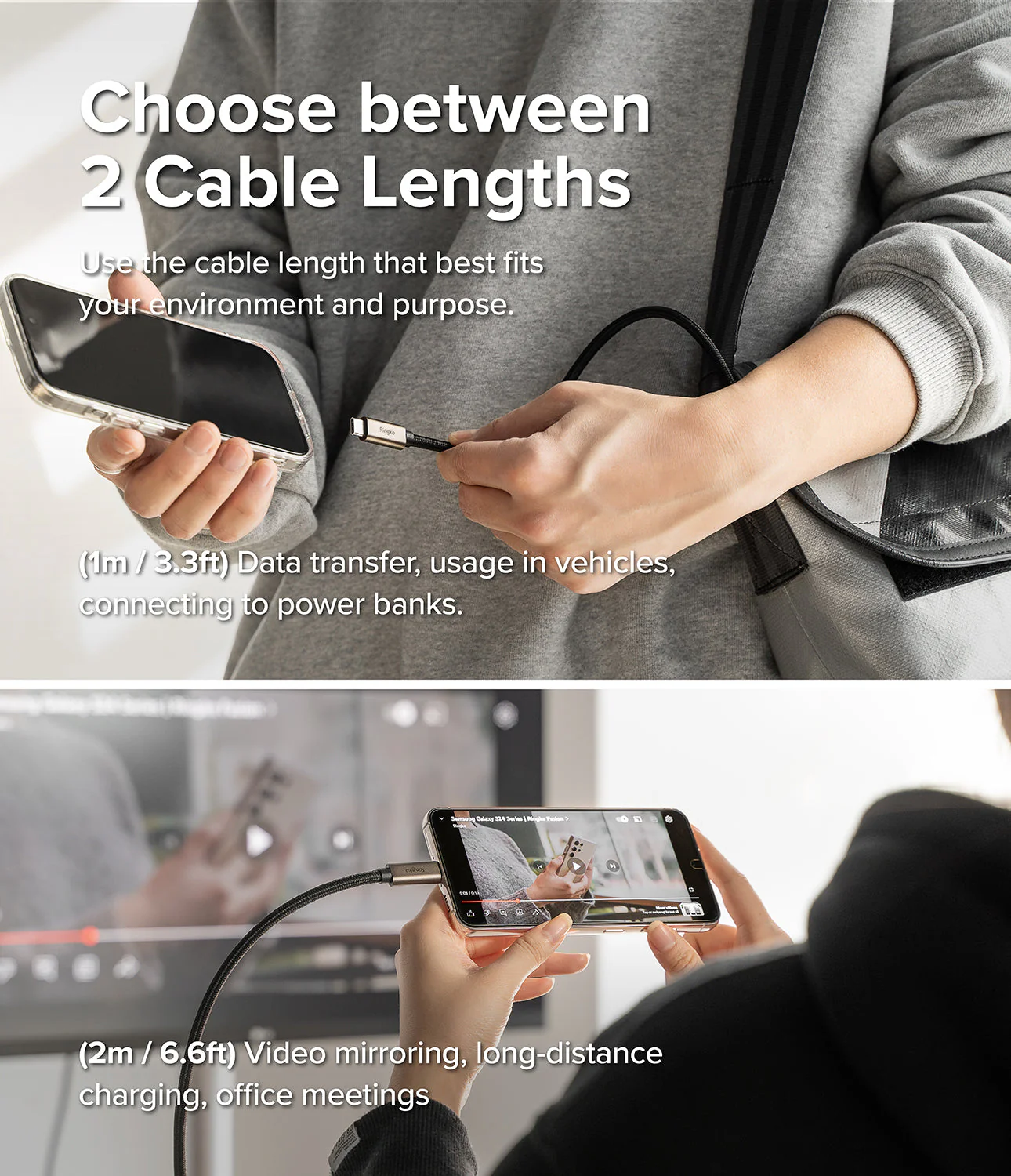 Ringke USB 3.2 Gen 2x2 USB-C Charging Cable - Image 32