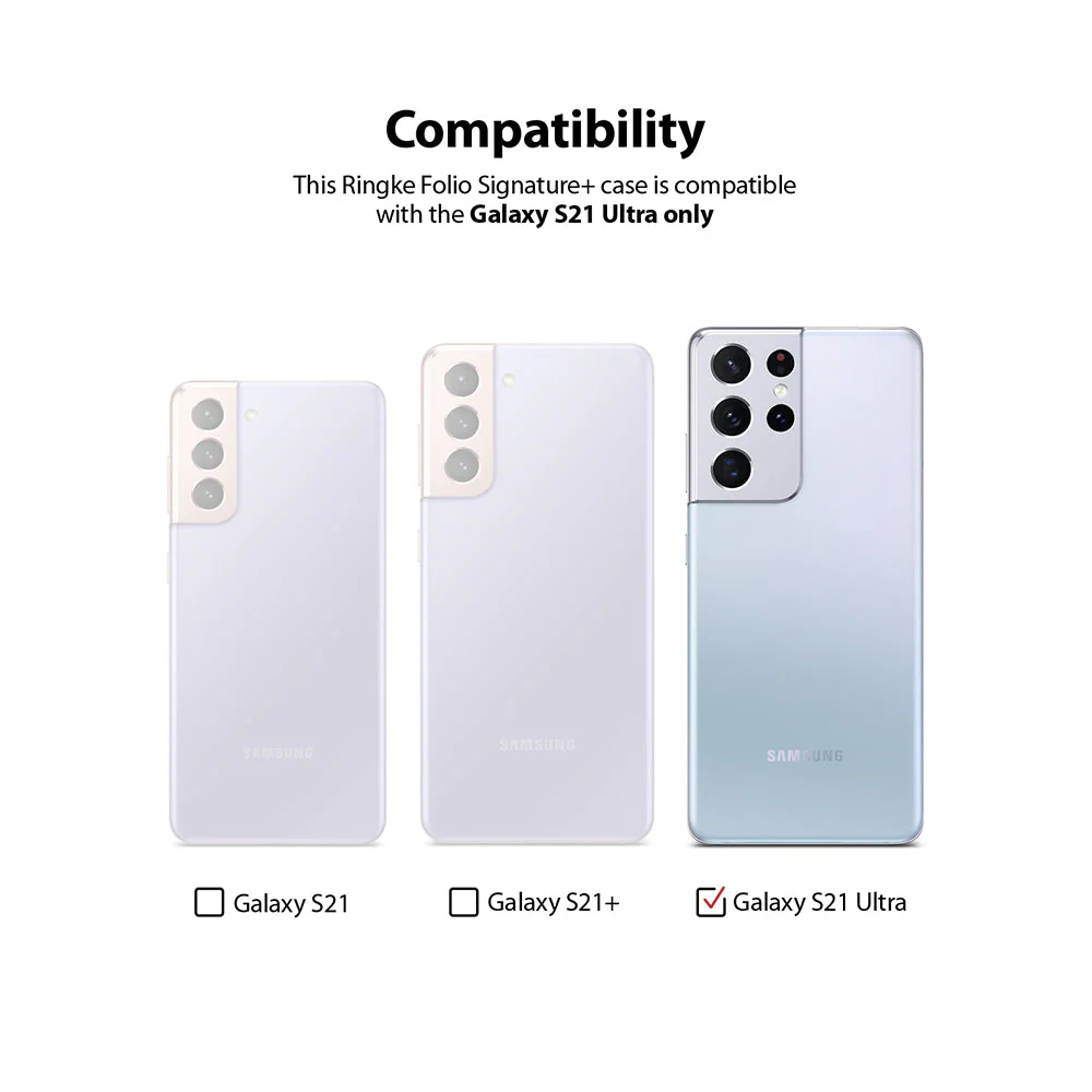 Galaxy S21 Ultra Case | Folio Signature+ - Image 18