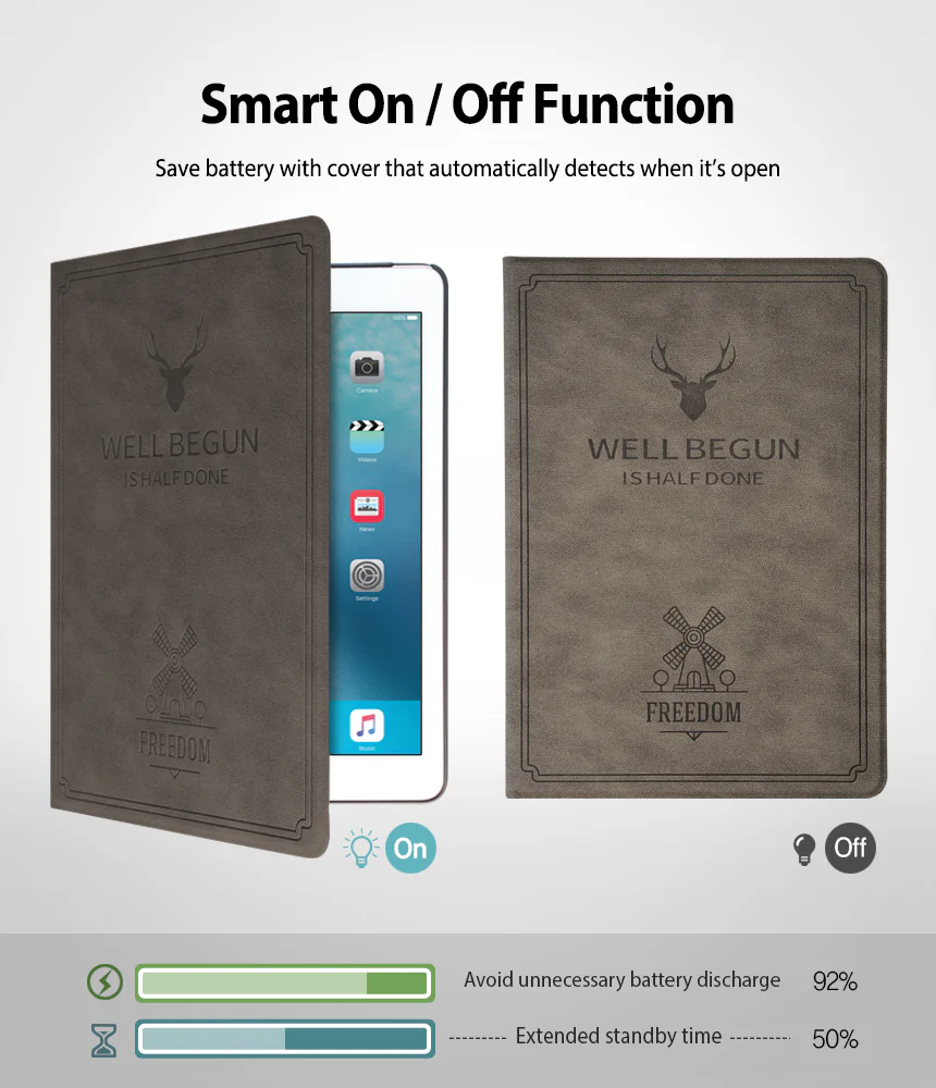 Smart Cover Design Leather Stand | iPad - Image 42