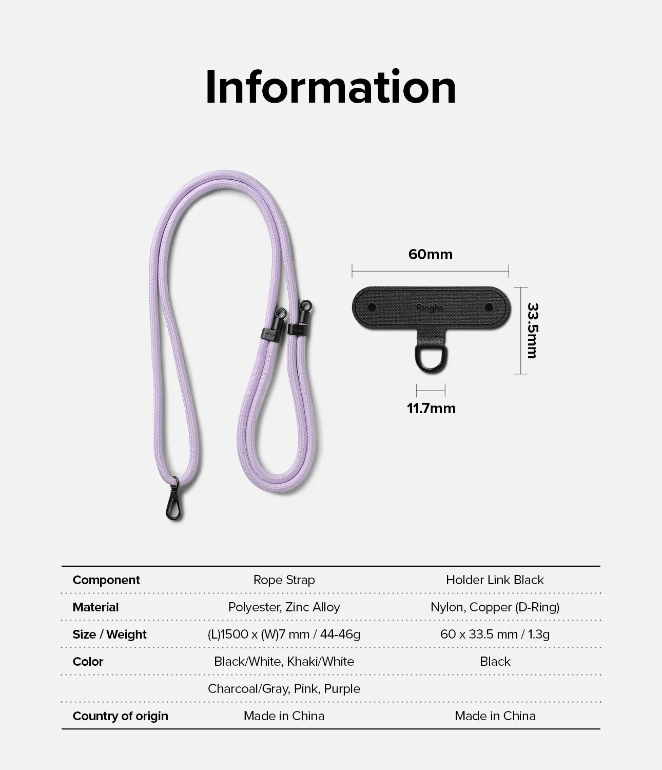 Holder Link Strap | Black - Image 50