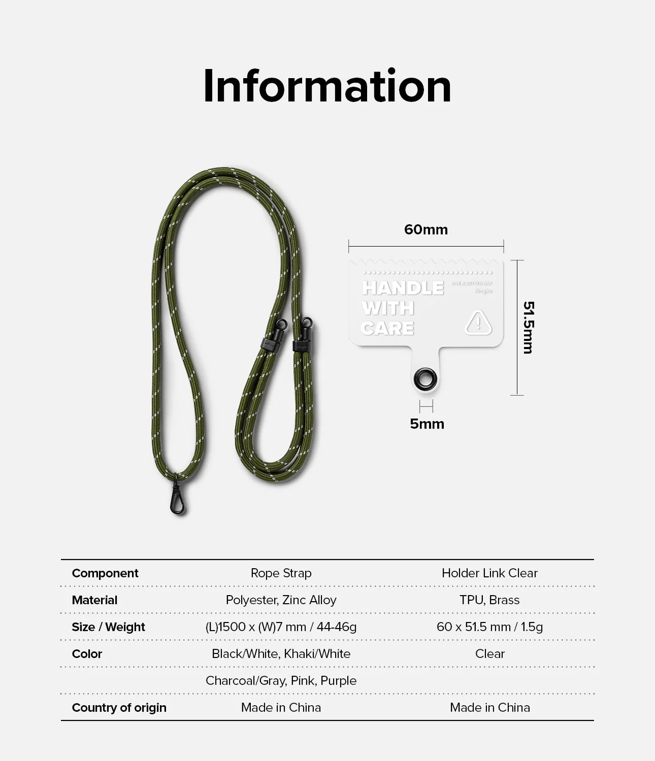 Holder Link Strap | Clear - Image 26