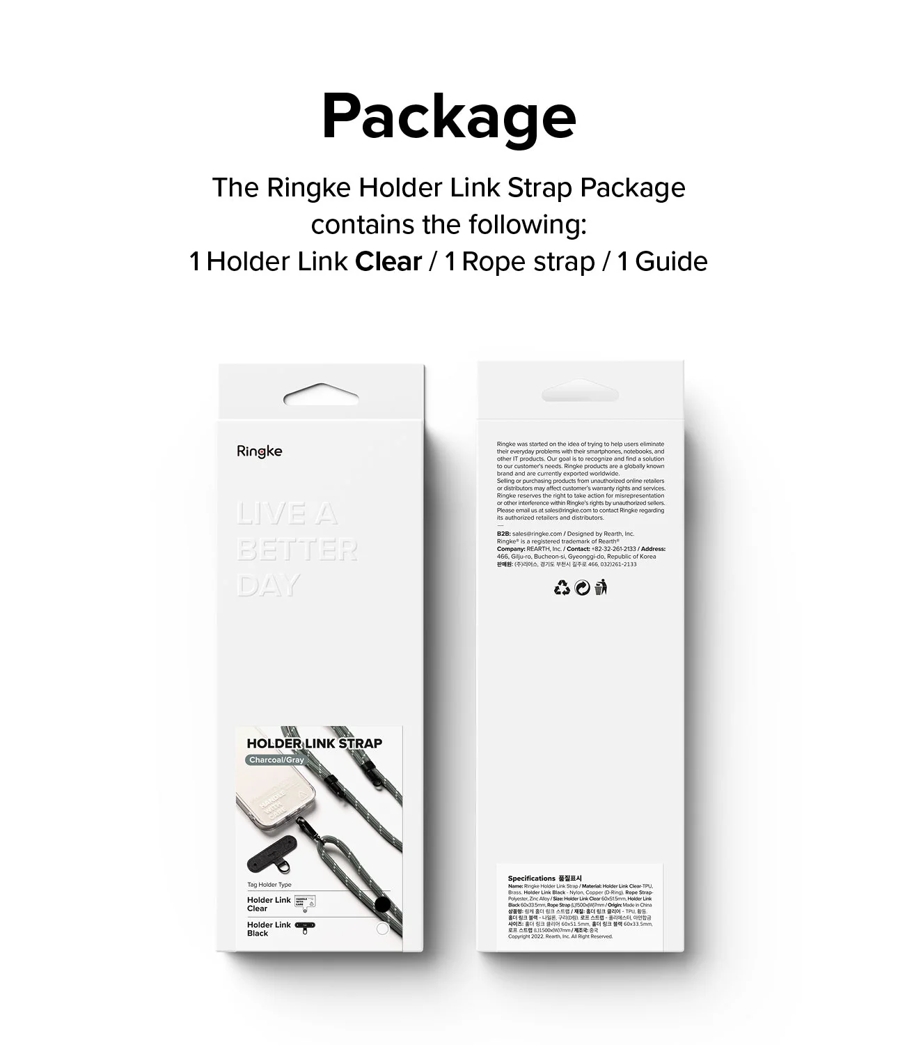 Holder Link Strap | Clear - Image 37