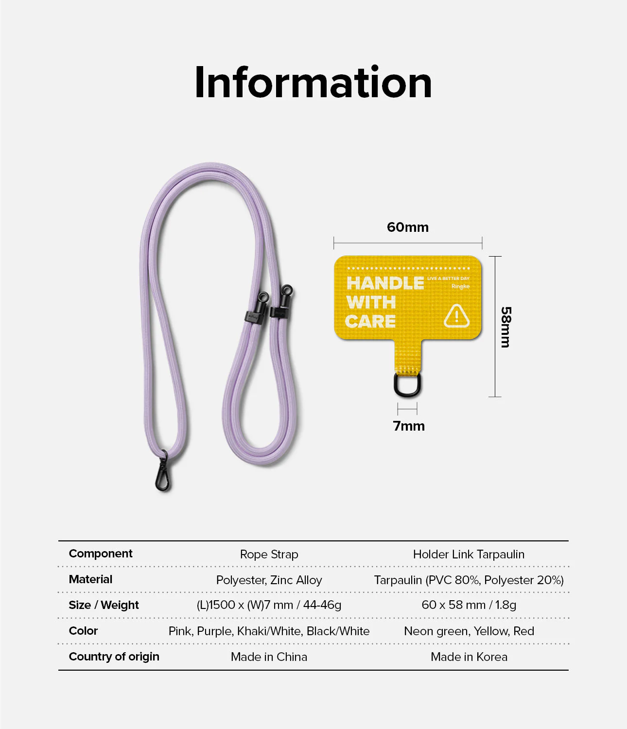 Holder Link Strap | Tarpaulin Yellow - Image 13
