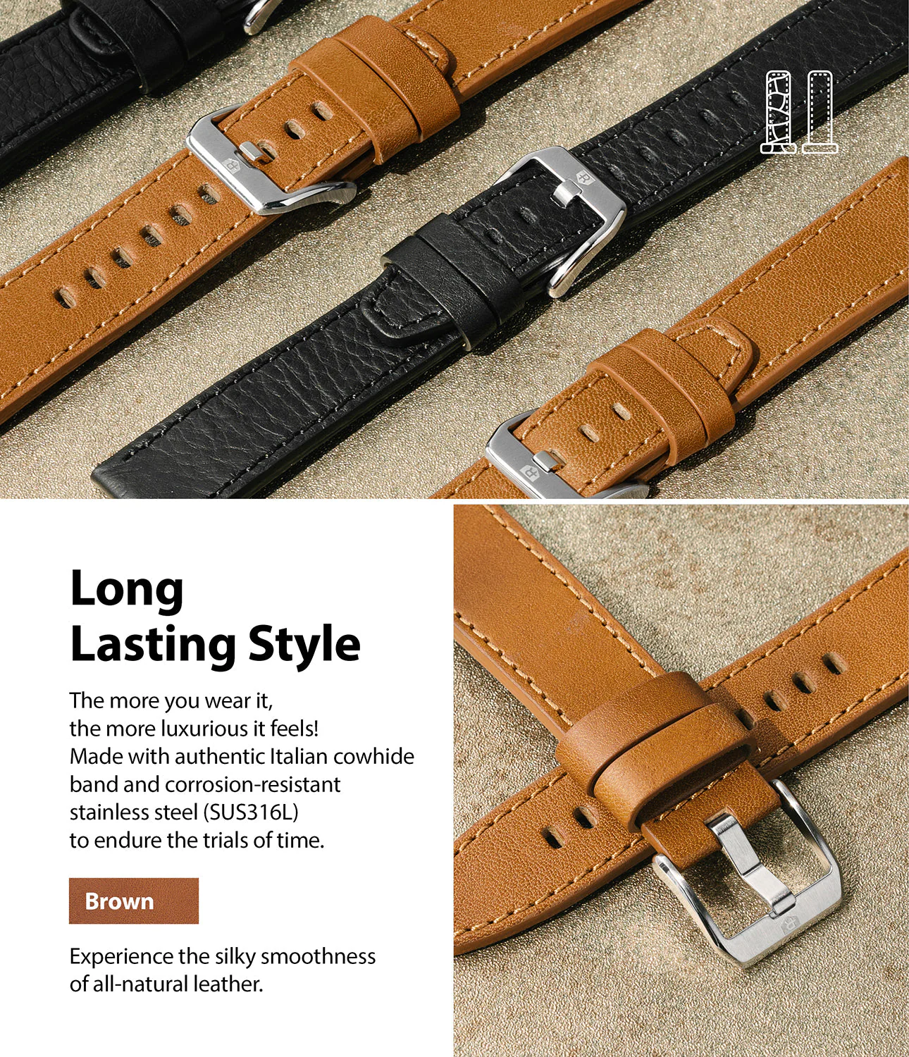 Watch Lug 20mm | Leather One Classic Band - Image 8