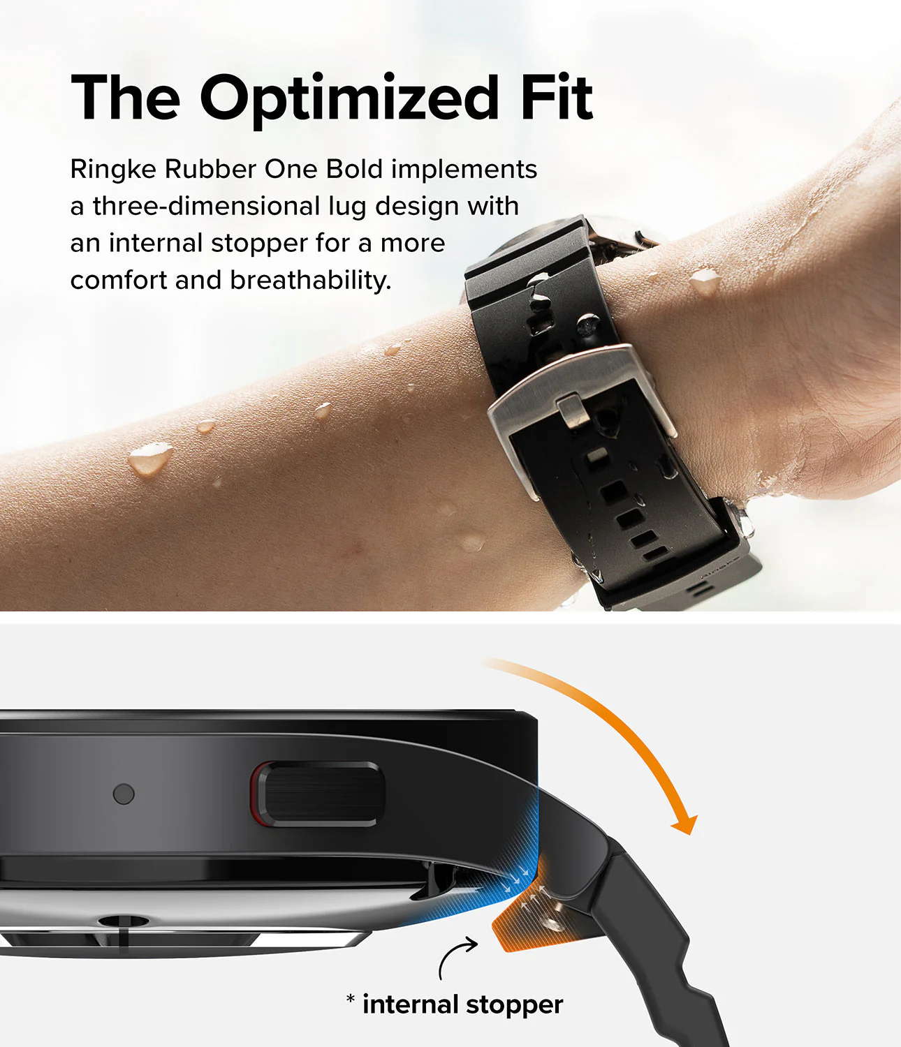 Watch Lug 20mm | Rubber One Bold Band - Image 8