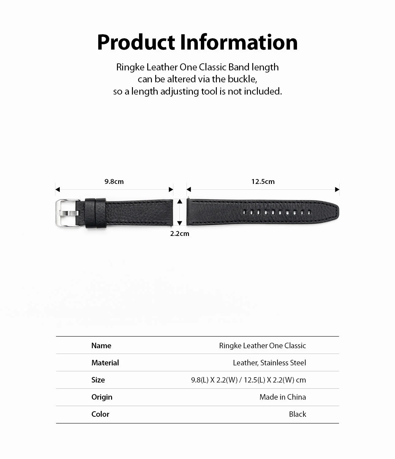 Watch Lug 22mm | Leather One Classic Band - Image 26