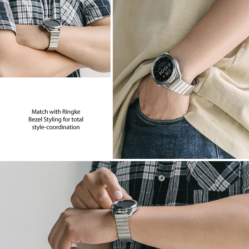 Watch Lug 22mm | Metal One Band α - Silver - Image 10