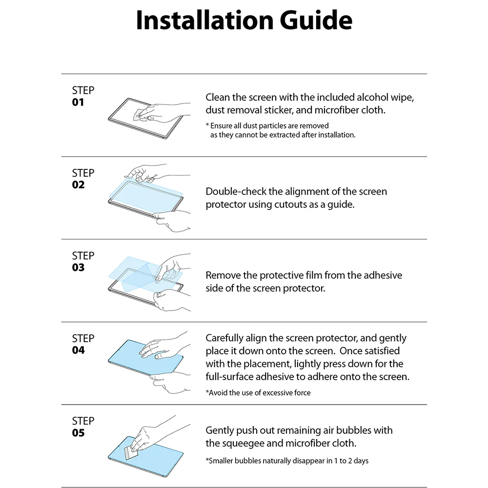 Xiaomi Pad 5 / 5 Pro Screen Protector | Invisible Defender Glass - Image 13