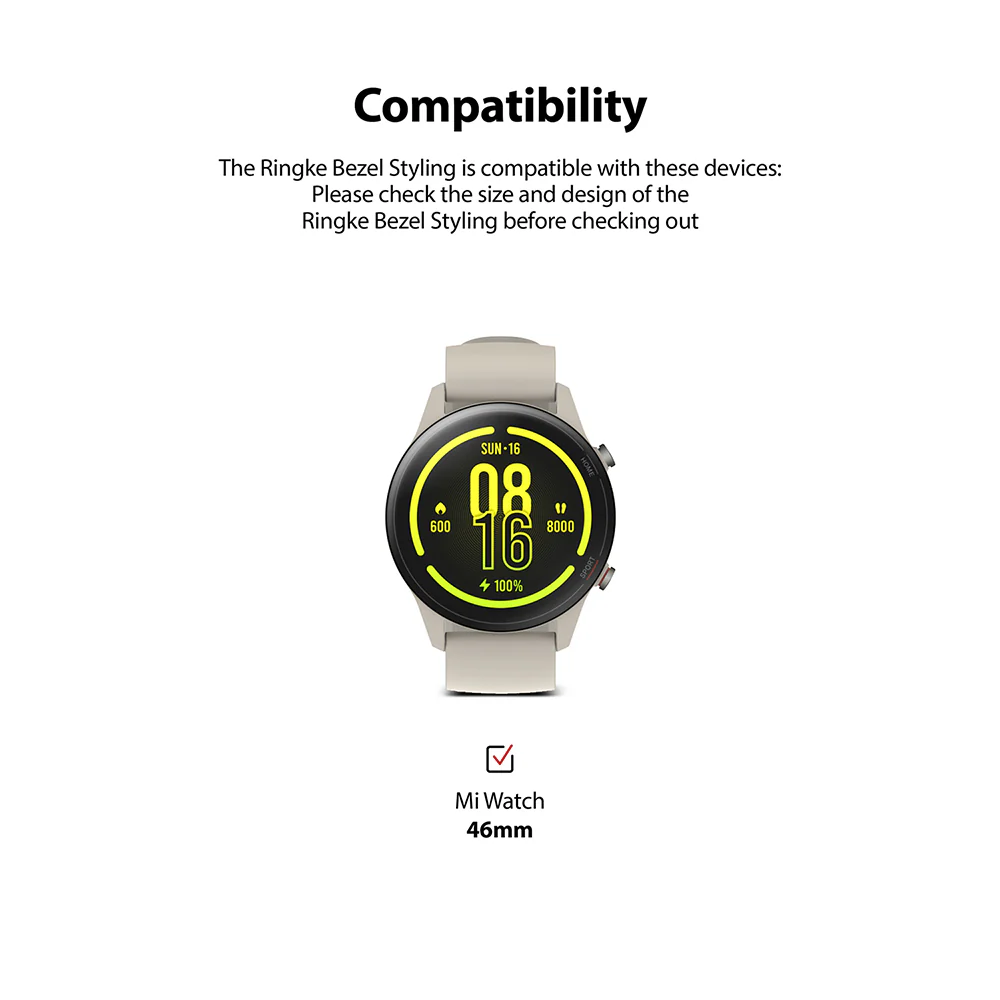 Xiaomi Mi Watch 46mm | Bezel Styling 46-01 - Image 3