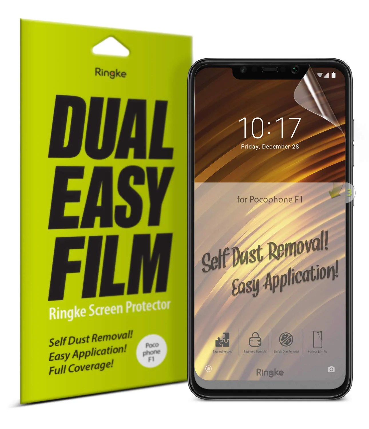 Pocophone F1 Screen Protector | Dual Easy Film