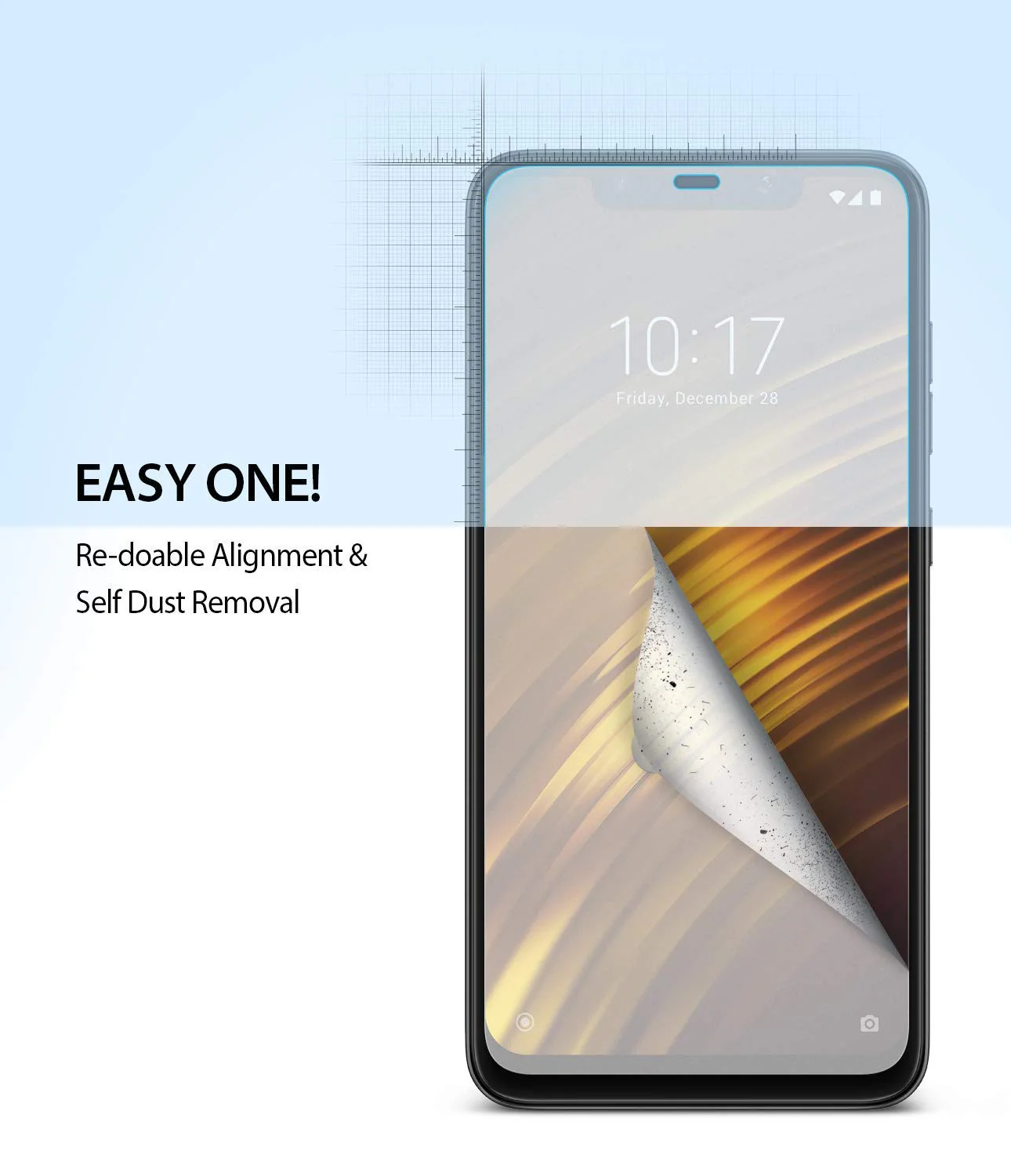 Pocophone F1 Screen Protector | Dual Easy Film - Image 3