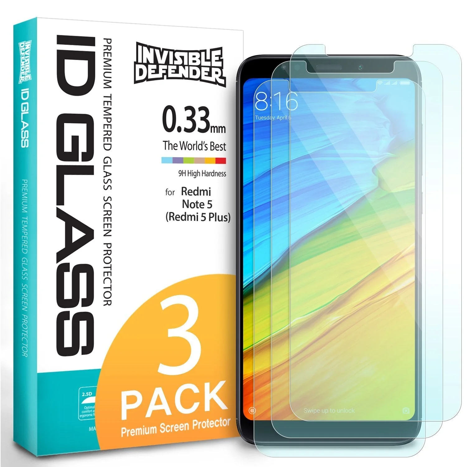Redmi Note 5 / 5 Plus Screen Protector | Invisible Defender