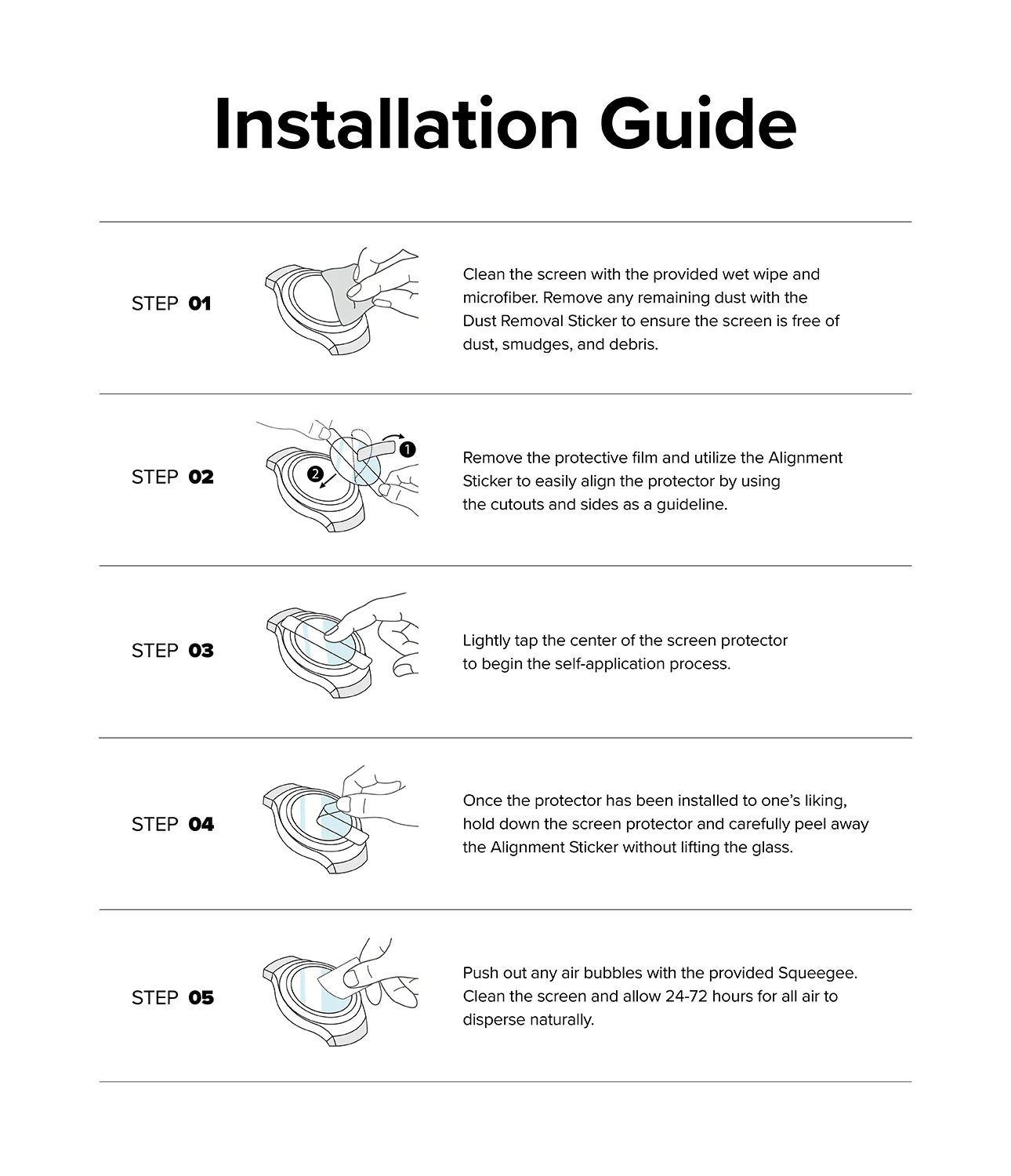 Xiaomi Watch S1 46mm | Glass for Bezel Styling [4P] - Image 11