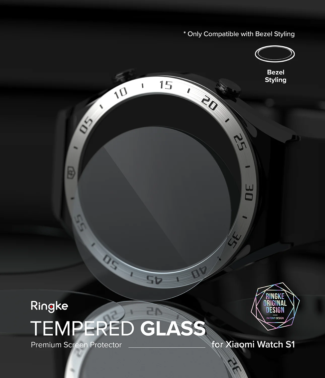 Xiaomi Watch S1 46mm | Glass for Bezel Styling [4P] - Image 2